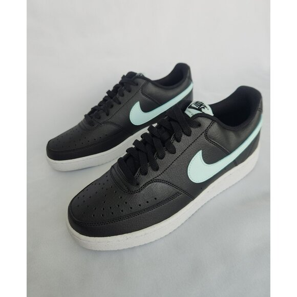 9 MEN\'S NIKE COURT VISION LOW NEXT NATURE BLACK BLUE DH2987-006 SNEAKERS main image 7